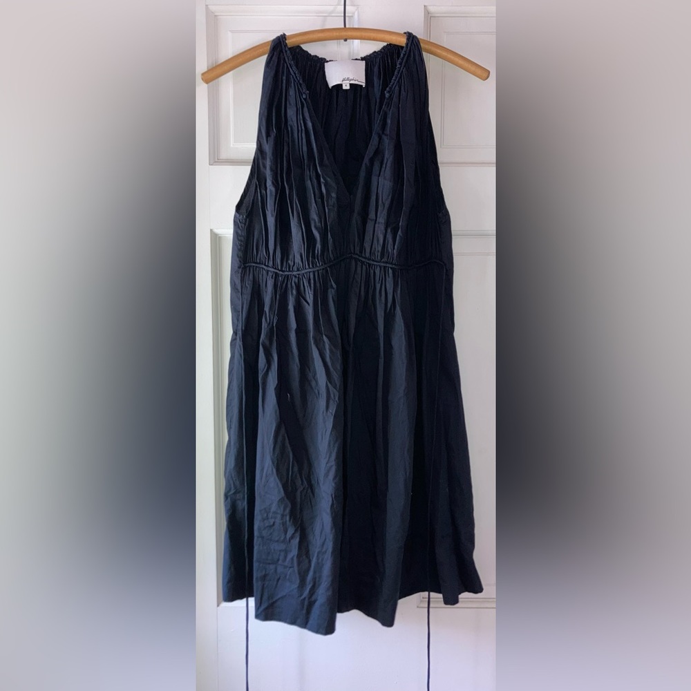 3.1 Phillip Lim Black Cotton Mini Dress 4